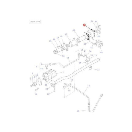 Massey Ferguson - Gasket Filter - 1696548M4 - Farming Parts