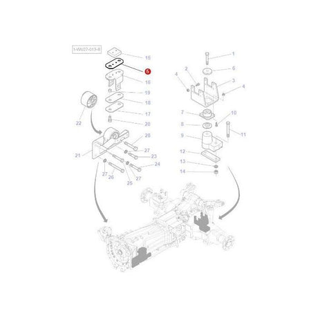 Massey Ferguson - Plate Cab Mounting - 4288240M1 - Farming Parts