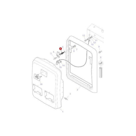 Massey Ferguson - Stud Side Panel - 3581422M1 - Farming Parts