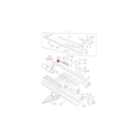 Massey Ferguson - Knife Guide - 231303M2 - Farming Parts