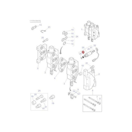 Massey Ferguson - O Ring Diameter 19.4x2.1 - 3019398X1 - Farming Parts