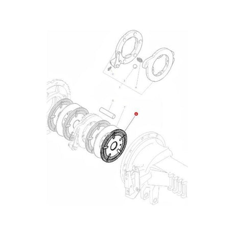 Massey Ferguson - Brake Disc - 3823952M1 - Farming Parts