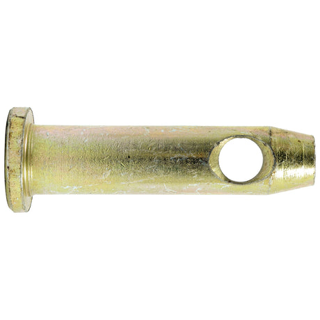 The Sparex Lower Link Pin 22x100mm Cat. 1, with Part No. S.29241, is a cylindrical metallic object featuring a flange on one end and a hole near the other, has a pin Ø 22mm and an overall length of 125mm.