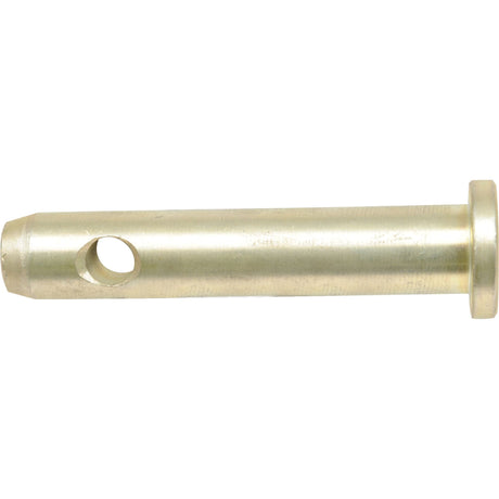 A metal cylindrical pin known as the Top link pin 25x88mm Cat. 2 by Sparex, featuring a single hole near one end and a flat flange at the other end, with an overall length of 115mm.