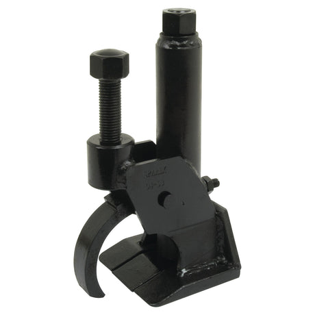 The Sparex Tyre Bead Splitter - S.29301 is a black metal heavy-duty tool featuring a threaded bolt and cylindrical handle, ideal for various automotive repairs.