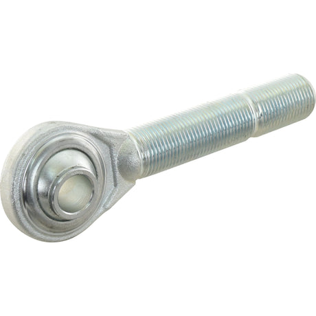 Here's a revised version of the sentence using the given product data:

Close-up of a Sparex Top Link Ball End - M36x3 Metric - Cat.2 (Sparex Part No. S.29329), featuring a threaded shaft, a ball bore diameter of 25.4mm, and an overall length of 286mm, typically used in mechanical applications for accommodating articulated movement and load transfer.