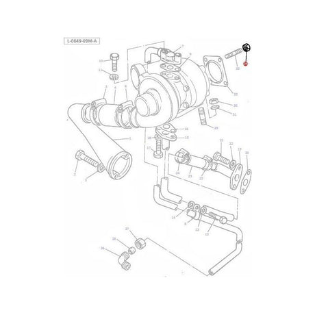 Massey Ferguson - Nut Silencer - Turbo - 1476335X1 - Farming Parts