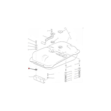 Massey Ferguson - Pad Tank Mount - 898321M1 - Farming Parts