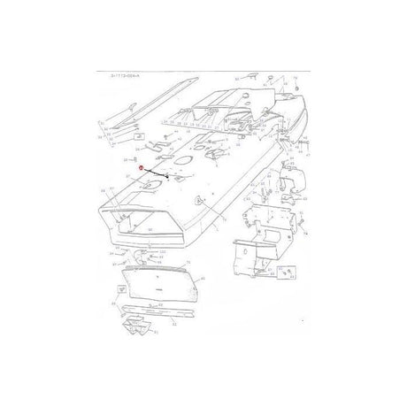 Massey Ferguson - Rubber Bumper - 899324M1 - Farming Parts