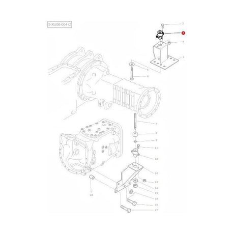 Massey Ferguson - Mounting - 1694720M2 - Farming Parts