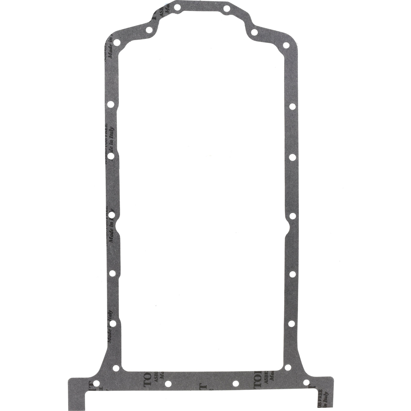 A Sparex Sump Gasket - 4 Cyl. (Sparex Part No. S.30012) with multiple bolt holes along the edges, specifically designed for sealing engine components in 4-cylinder vehicles.