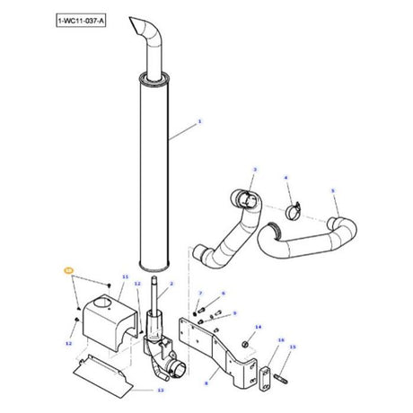 Massey Ferguson - Pan Head Screw M18 x 16 - 3010872X1 - Farming Parts