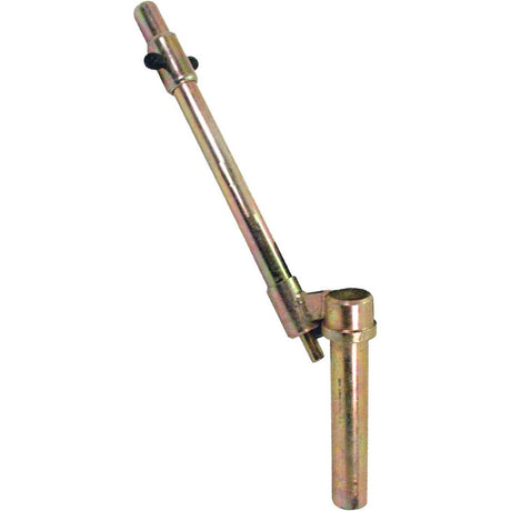 A Drawbar pin locking 31x150x250mm wrench, with a locking pin mechanism, adjustable angle, long handle, and shiny surface by Sparex (Part No. S.30120).