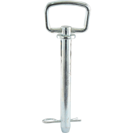 A Hitch Pin with Grip Clip 19x157mm (Sparex Part No. S.3013) from Sparex, featuring a D-shaped handle and a retaining pin at the bottom.