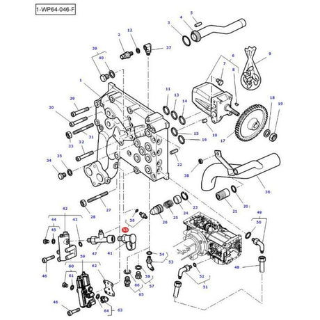 Massey Ferguson - STRAIGHT FITTING - 3019385X91 - Farming Parts