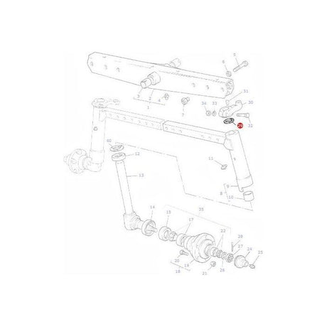 Massey Ferguson - Felt Seal - 183021M2 - Farming Parts