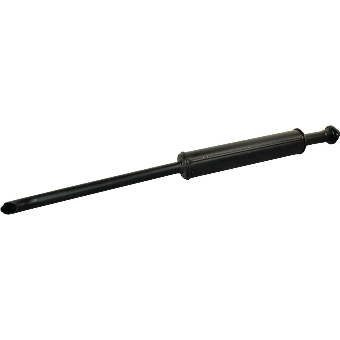 A fully extended Silencer - Vertical - S.3048 telescopic baton by Sparex, suitable for self-defense.