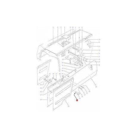 Massey Ferguson - Roll Pin 4mmx30mm - 1440394X1 - Farming Parts