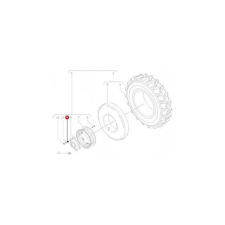 Massey Ferguson - Washer Flat M16 - 3585377M1 - Farming Parts