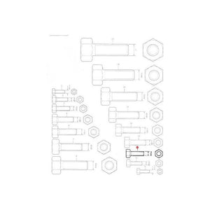 Massey Ferguson - Bolt 3/8 x 1.1/4 unc - 353693X1 - 70920415 - Farming Parts