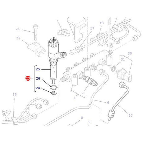 Massey Ferguson - Injector - 4226782M1 - Farming Parts