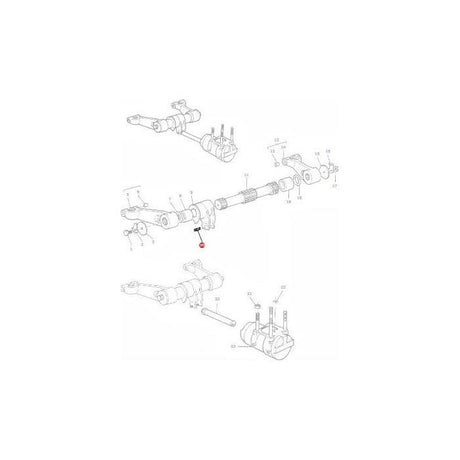 Massey Ferguson - Grub Screw Lift Arm - 887076M2 - Farming Parts