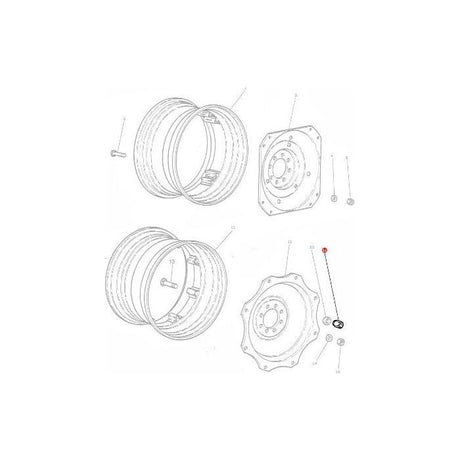 Massey Ferguson - Wheel Nut Rear - 847417M1 - Farming Parts