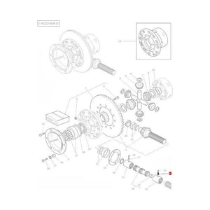 Massey Ferguson - Roll Pin Differential - 391226X1 - Farming Parts