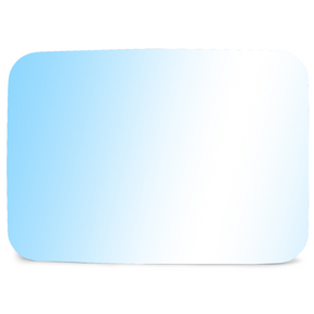 A rectangular piece with a blue gradient and rounded corners, featuring a sleek, text-free design that mirrors the aesthetic of Massey Ferguson 3104956M1 mirror glass by AGCO.