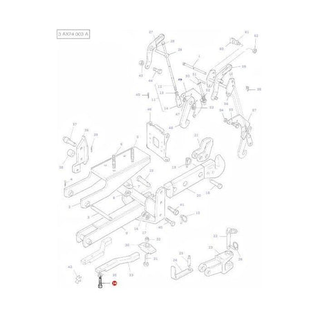 Massey Ferguson - Bolt 1/2x1.75 unf - 353597X1 - Farming Parts