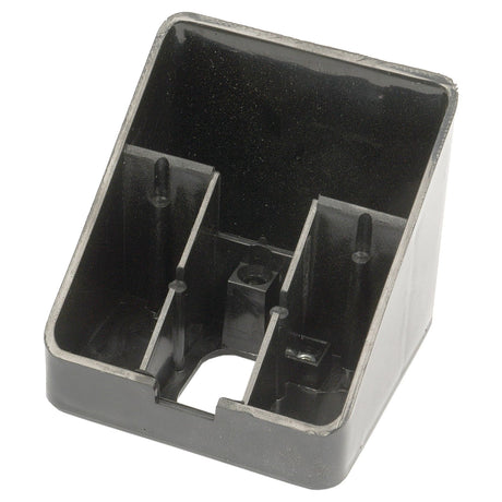 The Sparex Light Holder Bracket (Sparex Part No. S.312049) is a black plastic bracket featuring three internal supports and a bottom cutout, specifically designed to securely mount or hold objects like lamp holders.