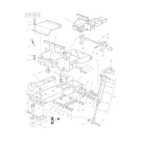 Massey Ferguson - Bolt M14x70 10.9 - 3000254X1 - Farming Parts