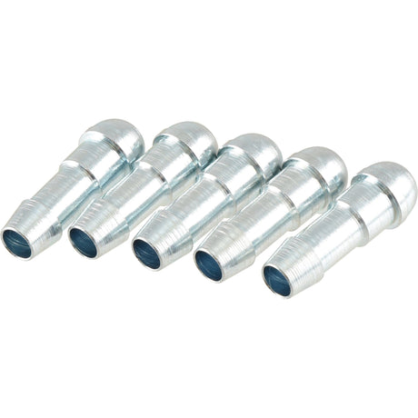 Five Sparex Conical Hose Connectors (Hose ID: 7.5mm, Part No. S.31283) arranged in a row on a white background.