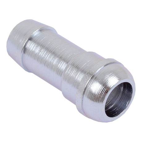 A DN10, metallic, cylindrical fitting with a ridged texture and a hollowed-out end, specifically designed for use with the Sparex Conical Hose Connector (Hose ID: 11.0mm | Sparex Part No.S.31285).