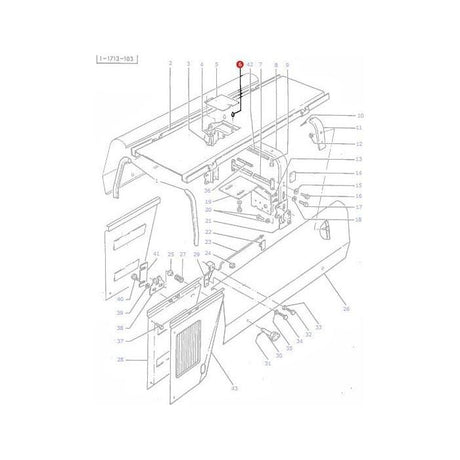 Massey Ferguson - Rubber Bumper - 897892M1 - Farming Parts