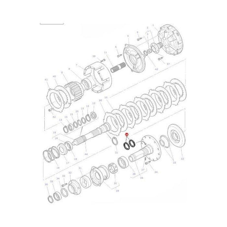 Massey Ferguson - Ring - 3792463M1 - 3382247m1 - Farming Parts