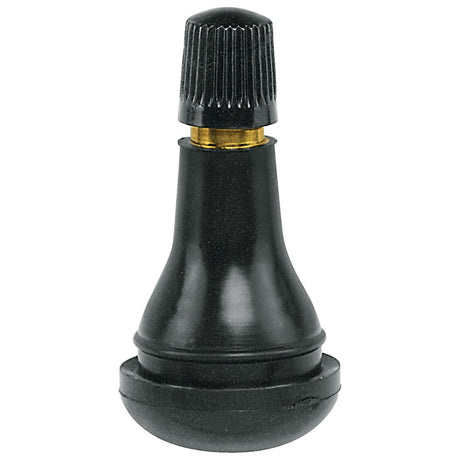 A black rubber Valve (Sparex Part No.S.31470) with a threaded metal cap, meeting all Sparex product specifications, is shown against a white background.