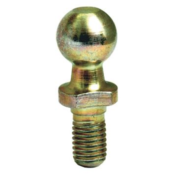 Introducing the Sparex Ball Joint Pin (Part No. S.31505), a premium metallic ball stud with a 13mm ball size, an M8 threaded shaft, and a hexagonal base, ideal for use in mechanical linkages or as a pivot point.