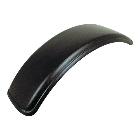 The Sparex Mudguard (S.31512) is a high-quality, black, curved plastic fender designed to cover the wheel of a vehicle or motorcycle. Measuring 920mm in length and 250mm in width, it is suitable for various models and ensures both durability and reliability.