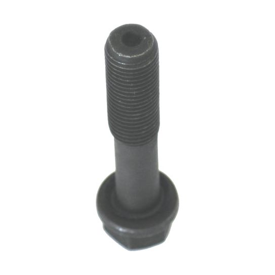 A black metal Conrod Bolt (Sparex Part No. S.31603) with a threaded end and a flanged hexagonal head, photographed against a white background, suitable for John Deere repairs.