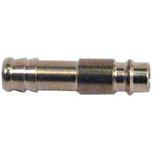 A brass Barb 9mm hose fitting (Sparex Part No. S.31813) with a barbed end for connecting 9mm flexible hoses, meeting Sparex product specifications.