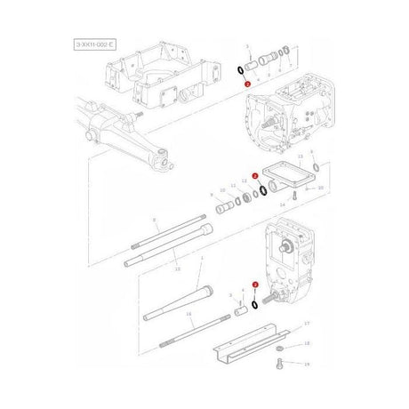 Massey Ferguson - O Ring - 3000440X1 - Farming Parts