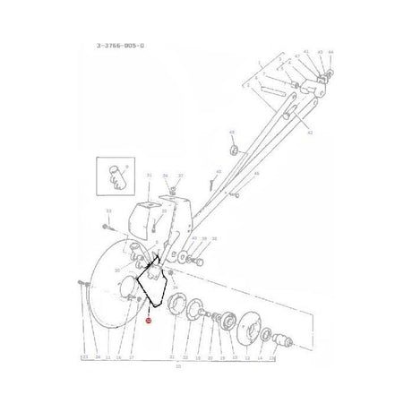 Massey Ferguson - Deflector - 878374M2 - Farming Parts