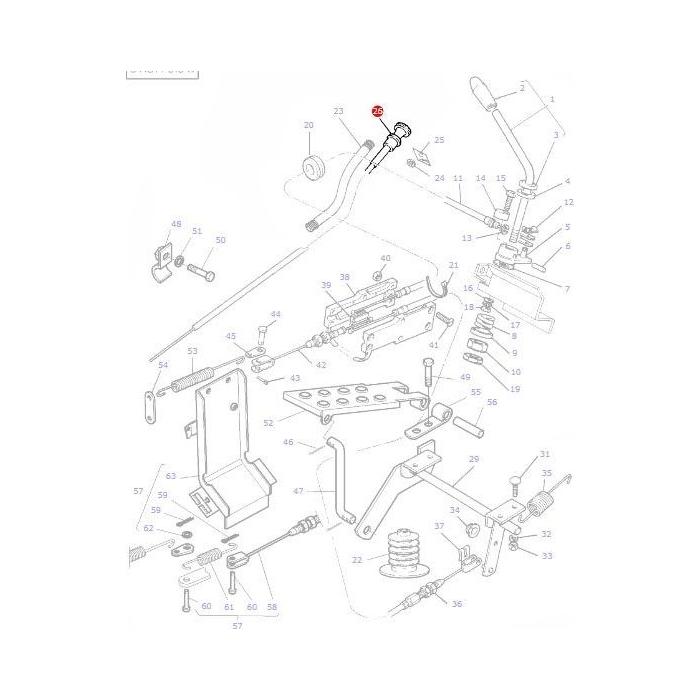 Massey Ferguson - Stop Cable - 3701714M93 - Farming Parts