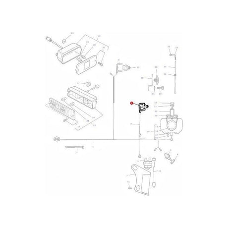 Massey Ferguson - Safety Switch - 1679223M2 - Farming Parts