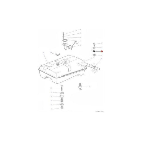 Massey Ferguson - Plate Tank Mount - 826784M1 - Farming Parts