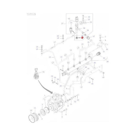 Massey Ferguson - Copper Washer - V837069032 - Farming Parts