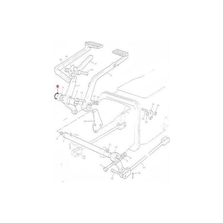 Massey Ferguson - Circlip Brake Pedals - 195904M1 - Farming Parts