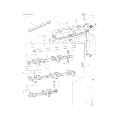 Massey Ferguson - Shim Rocker Cover - 365691X1 - Farming Parts