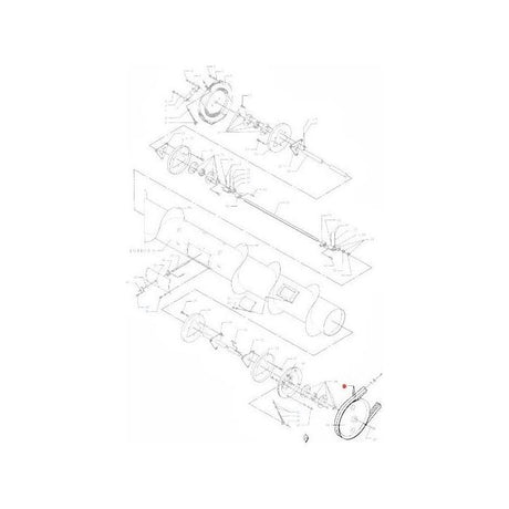 Massey Ferguson - Belt Auger Drive - D41983500 - Farming Parts